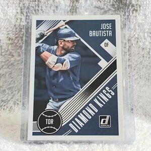 5/$20 Mint 2018 Donruss Jose Bautista Diamond Kings MLB Card 7!!